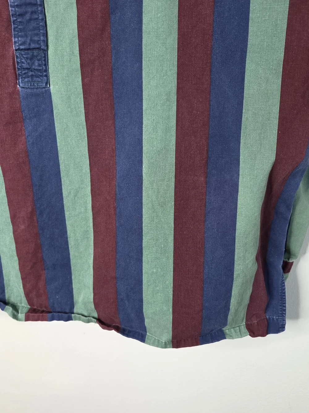 Polo by Ralph Lauren Striped Long-Sleeve Rugby Shirt - Green/Navy/Burgundy